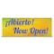 Signmission Abierto Now Open Banner Concession Stand Food Truck Single Sided B-120-30006 - alternate 1